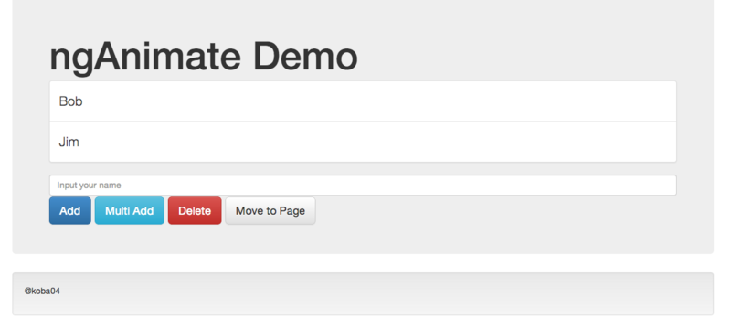 Angular Animate